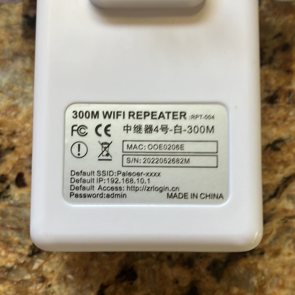 Paleoer Wi-Fi Repeater 300M wifi - Picture 3 of 3